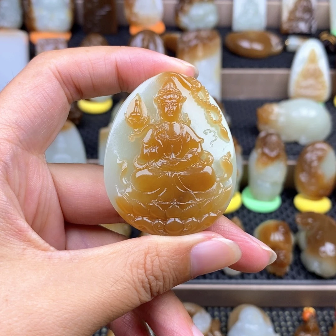 错***过和田玉未镶嵌颈饰