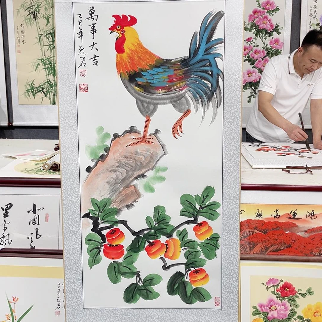国画手绘画绘画作品