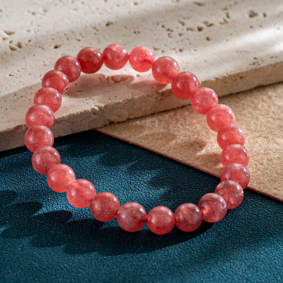 【奢小姐珠宝】红纹石手串（7-8mm）-W2202