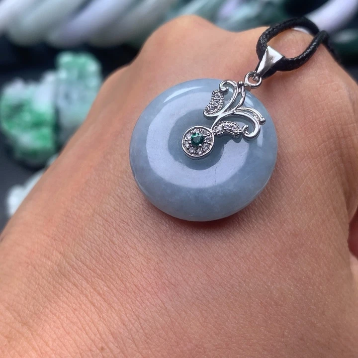 翡翠未镶嵌颈饰翡翠A货S018