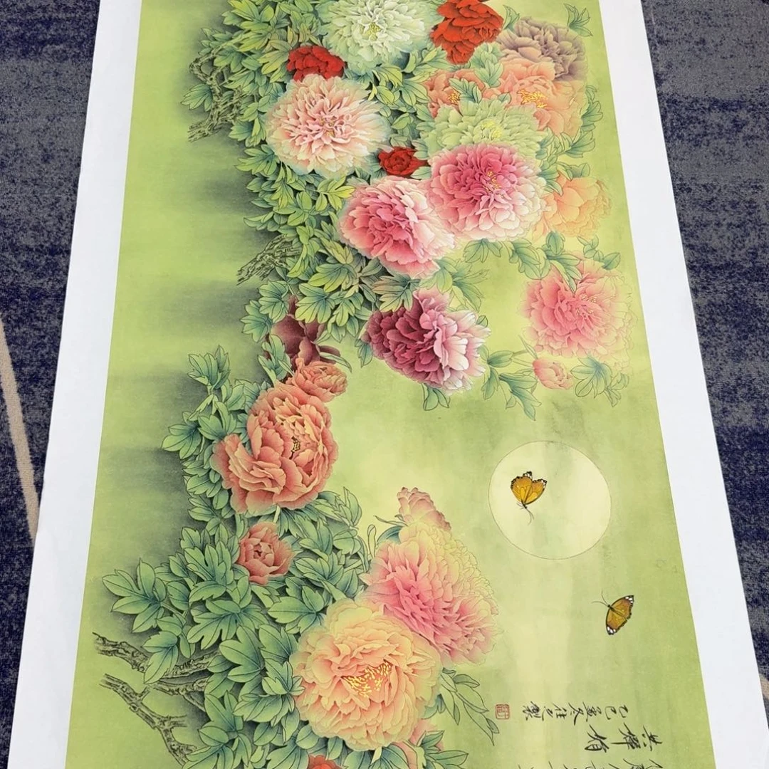 国画国画作品山水花鸟