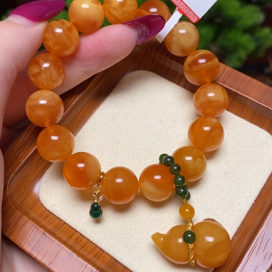 【闪购商品】蜜蜡颈饰未镶嵌手串
