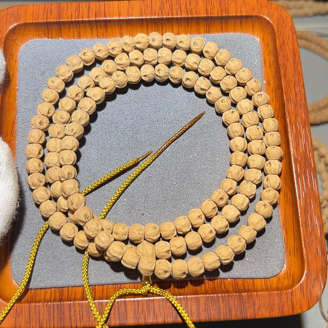 柏香籽/百香籽手串?油皮莲花单眼深坑鬼7+