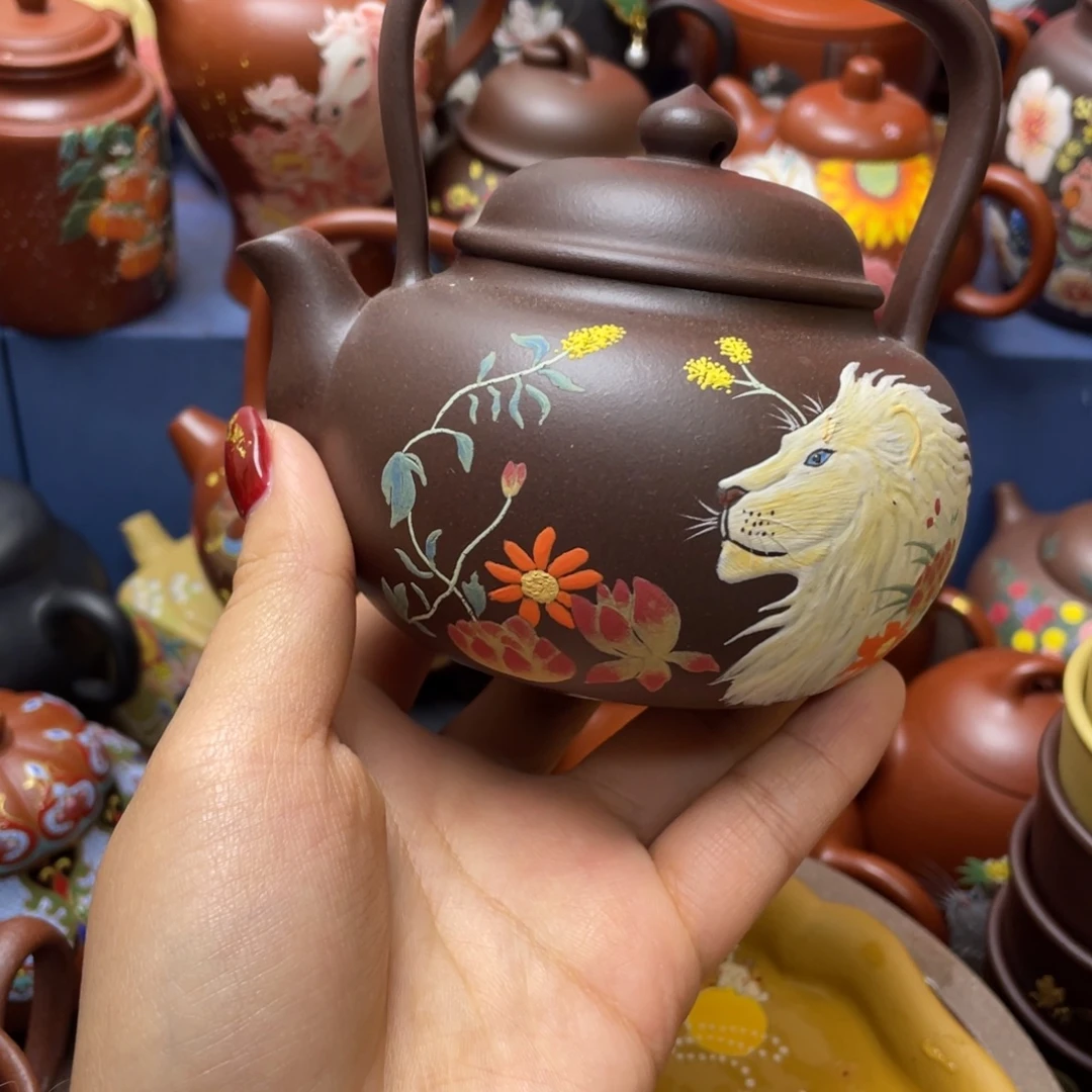 钢***叔茶杯红泥紫砂主人杯260cc