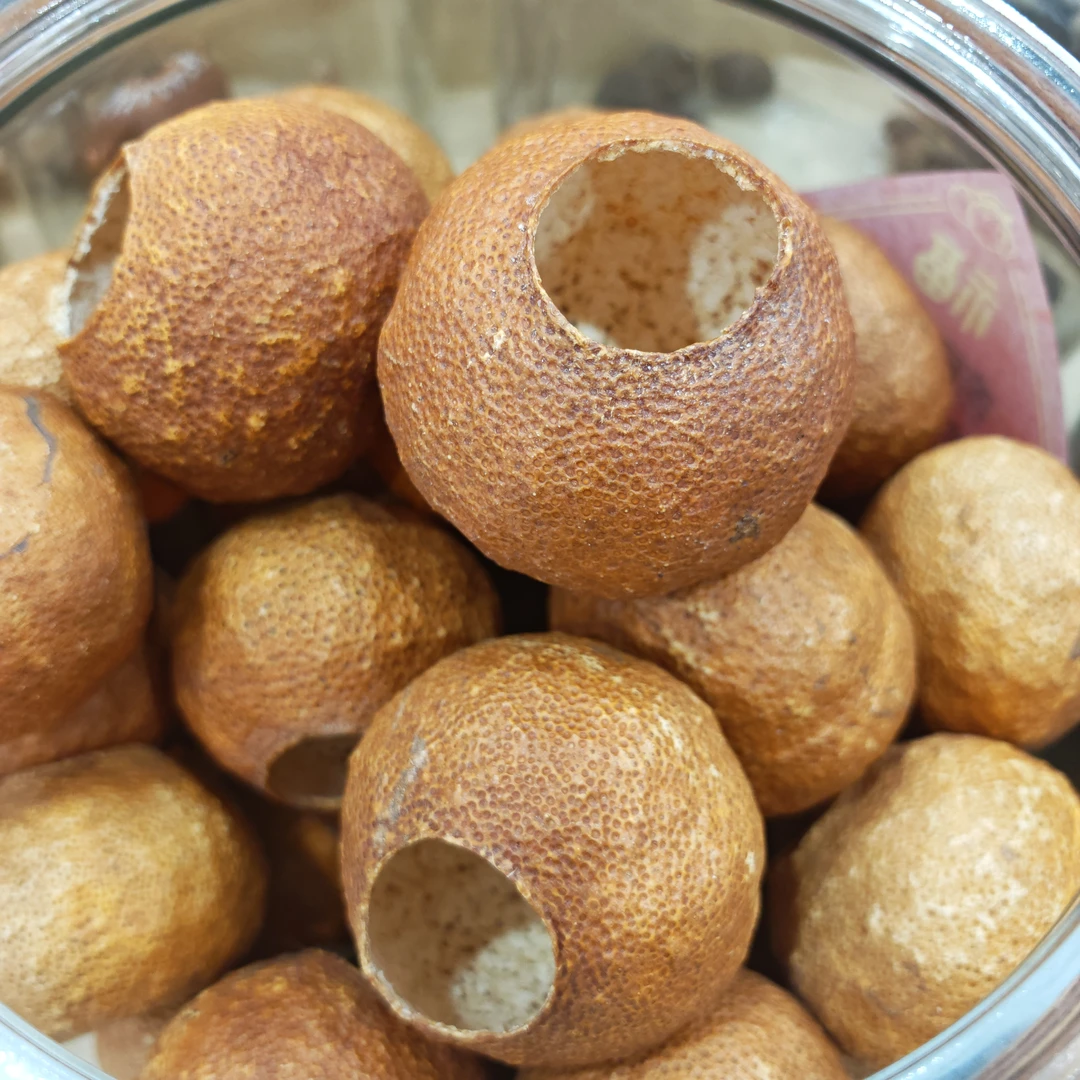 新会陈皮大红皮柑壳1年 煲汤煲水好用