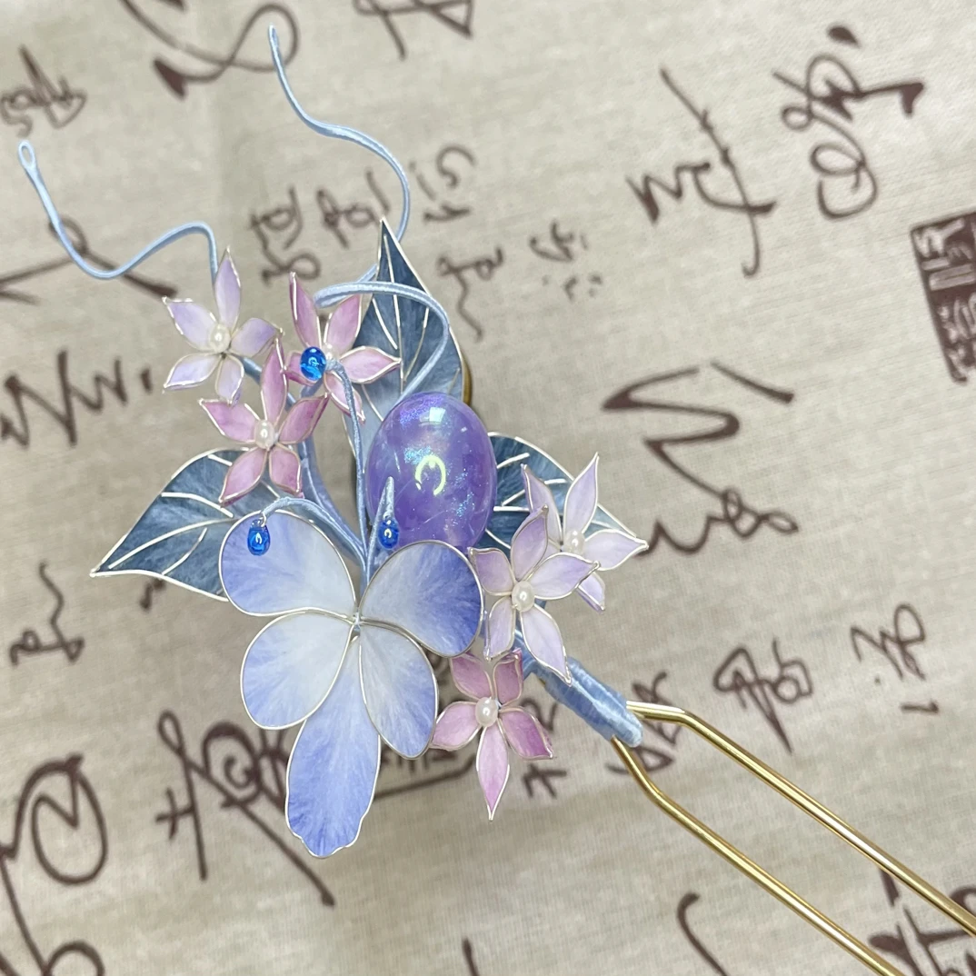 合金手链 非遗绒花之梦蝶