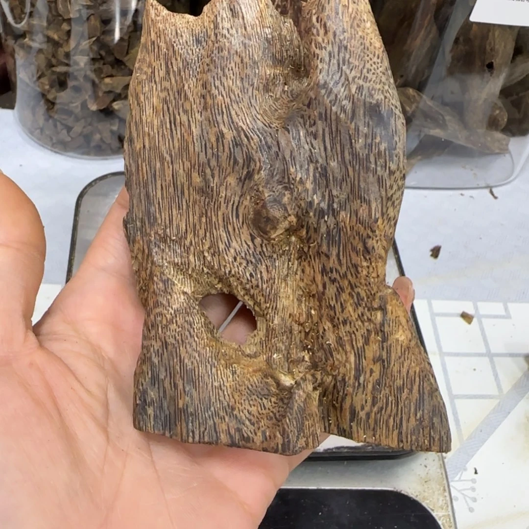 摆件沉香该****菜奇楠沉香透顶绿块料59.5