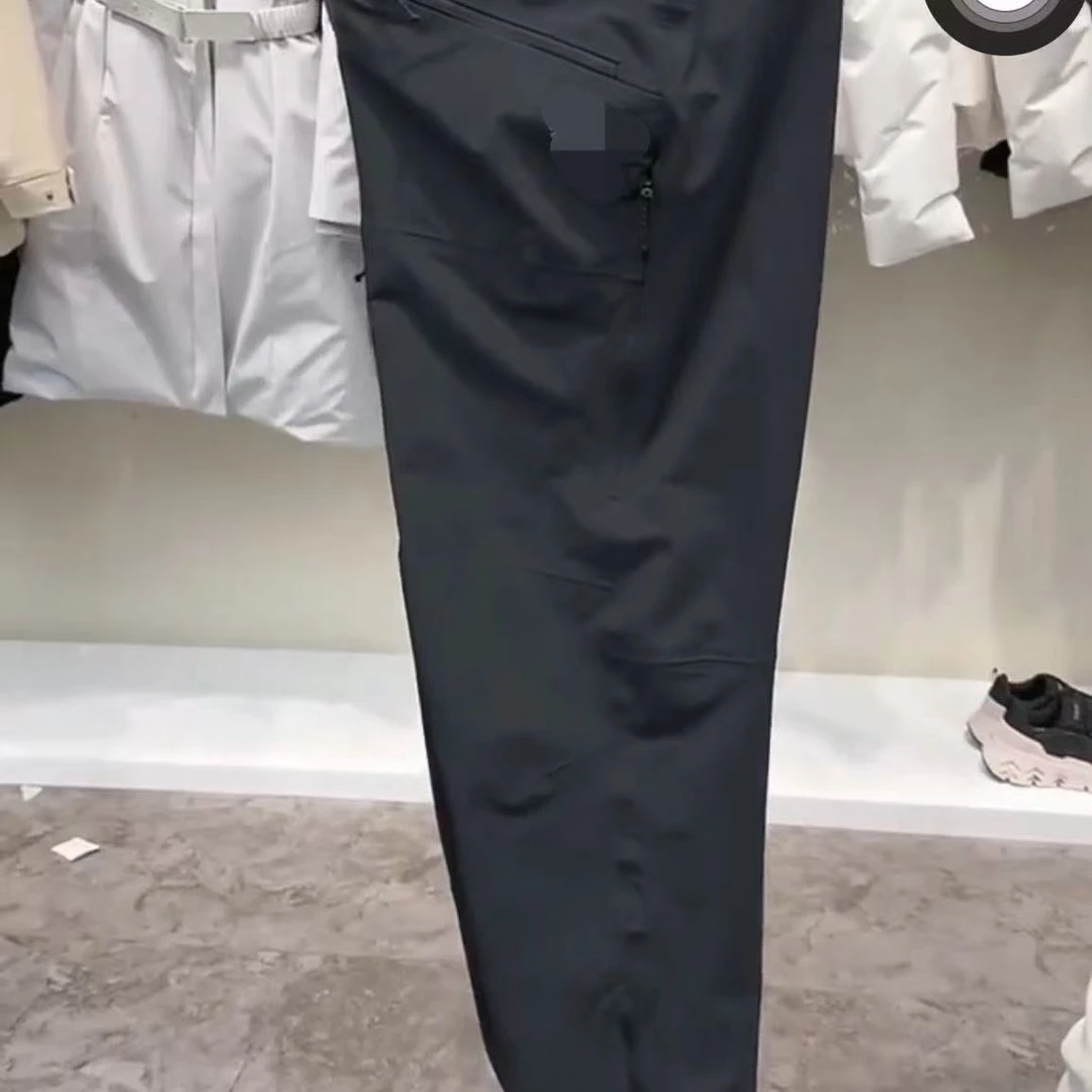 2300拉链（秋款）户外男士长裤款修身黑色弹力240k