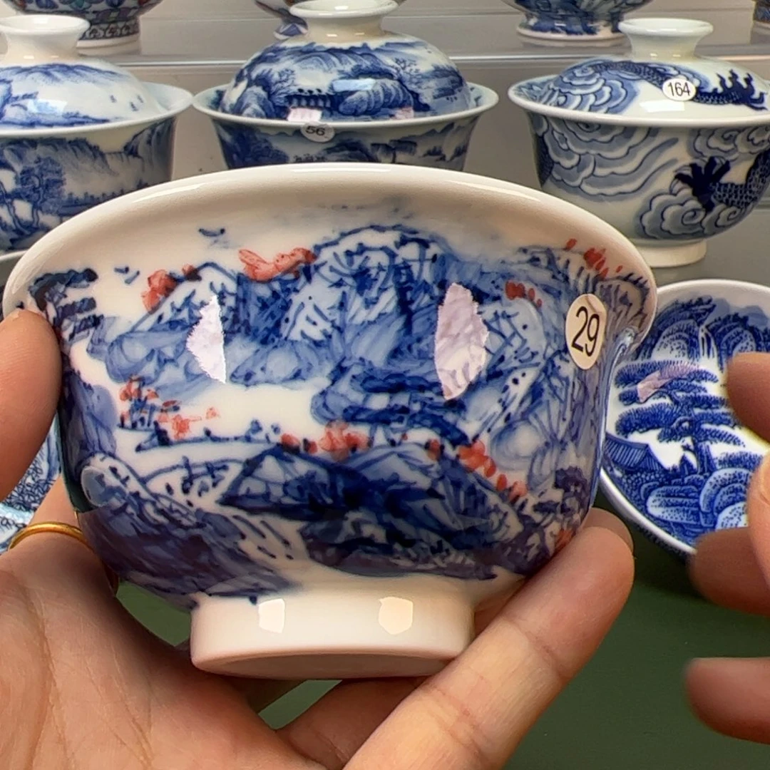 杯木木景德镇纯手绘茶具29