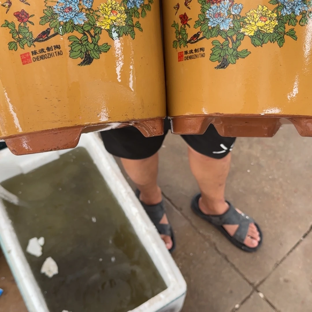 紫砂花盆口径20.17口径