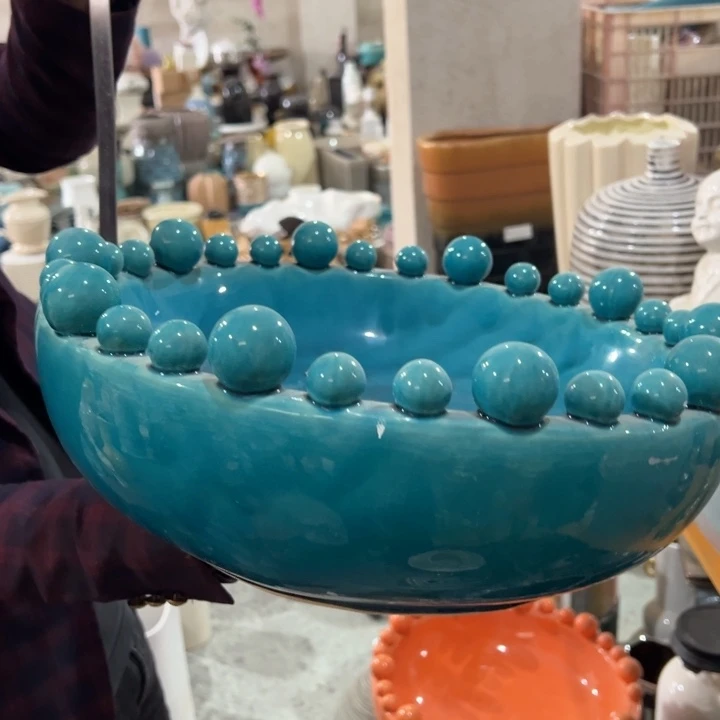 陶瓷花瓶摆件外贸出口微瑕捡漏高18口34公分