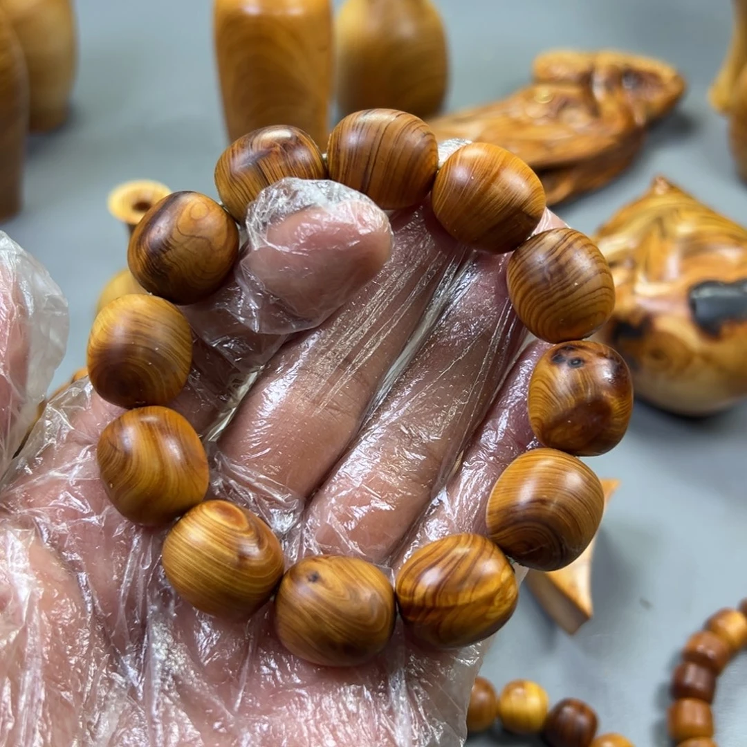 柏木（崖柏）太行陈化微瑕2.0枣珠