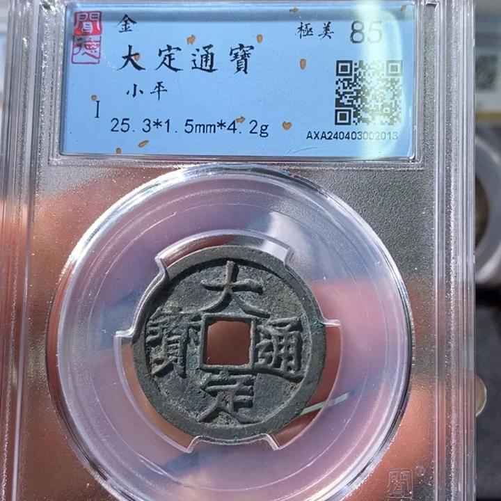 铜5大定通宝大直边2013