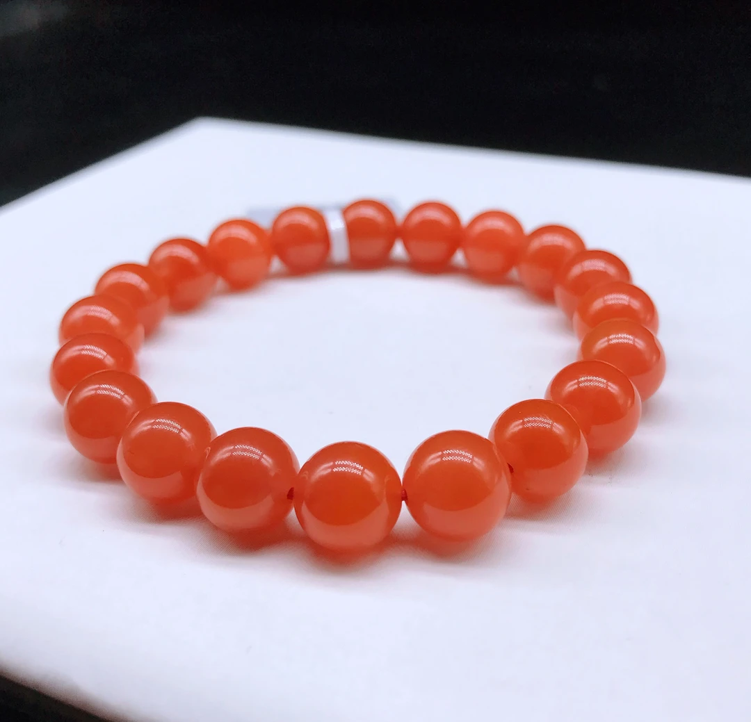 【小雪】南红保山滴水洞7A典藏级精品手串9mm