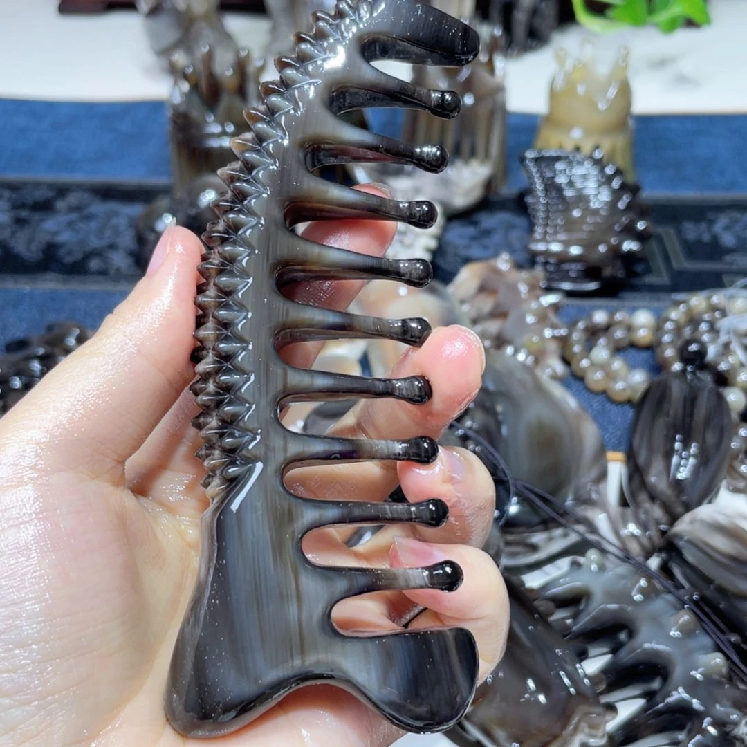 福利款黑金刚水滴梳