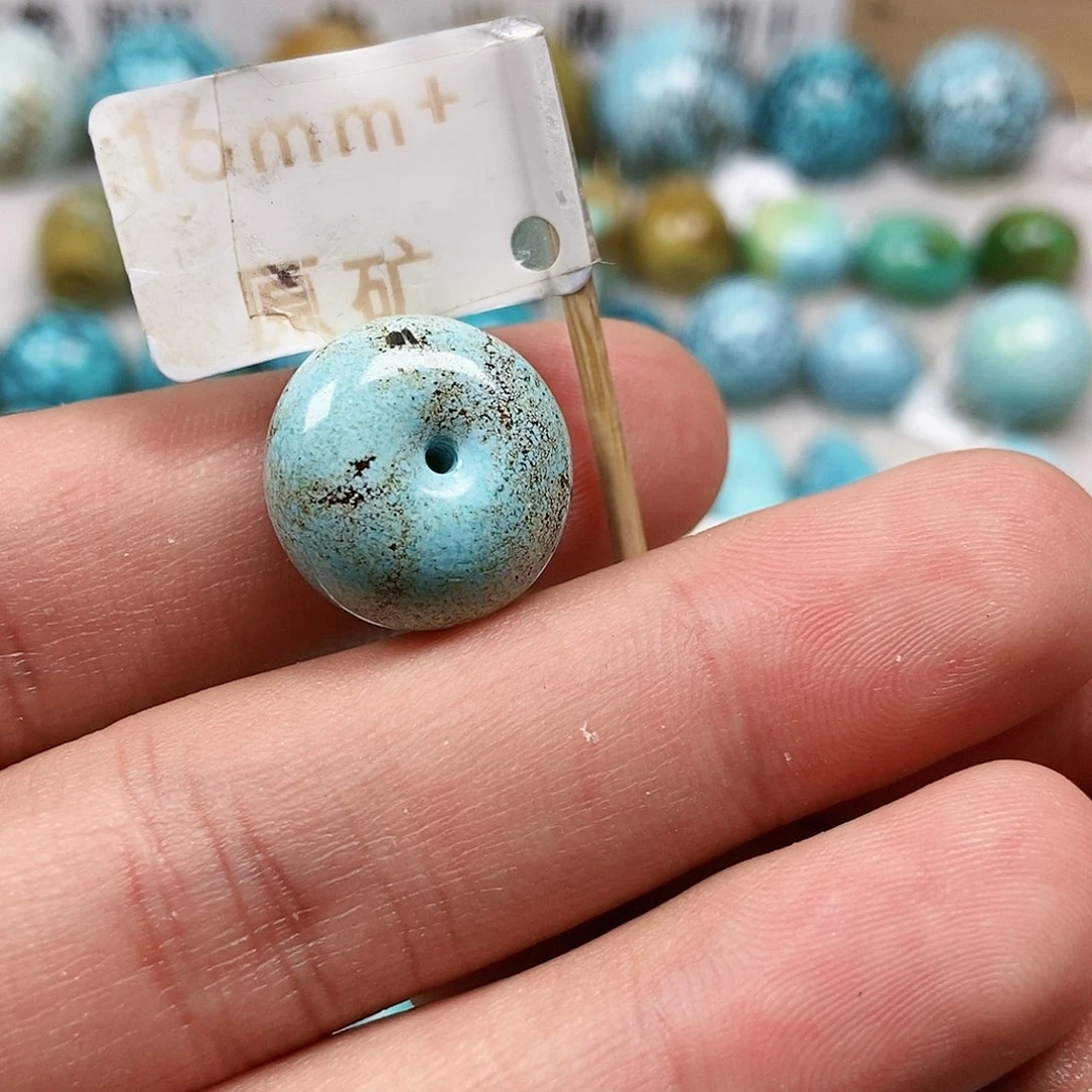 未镶嵌绿松石珠宝半成品