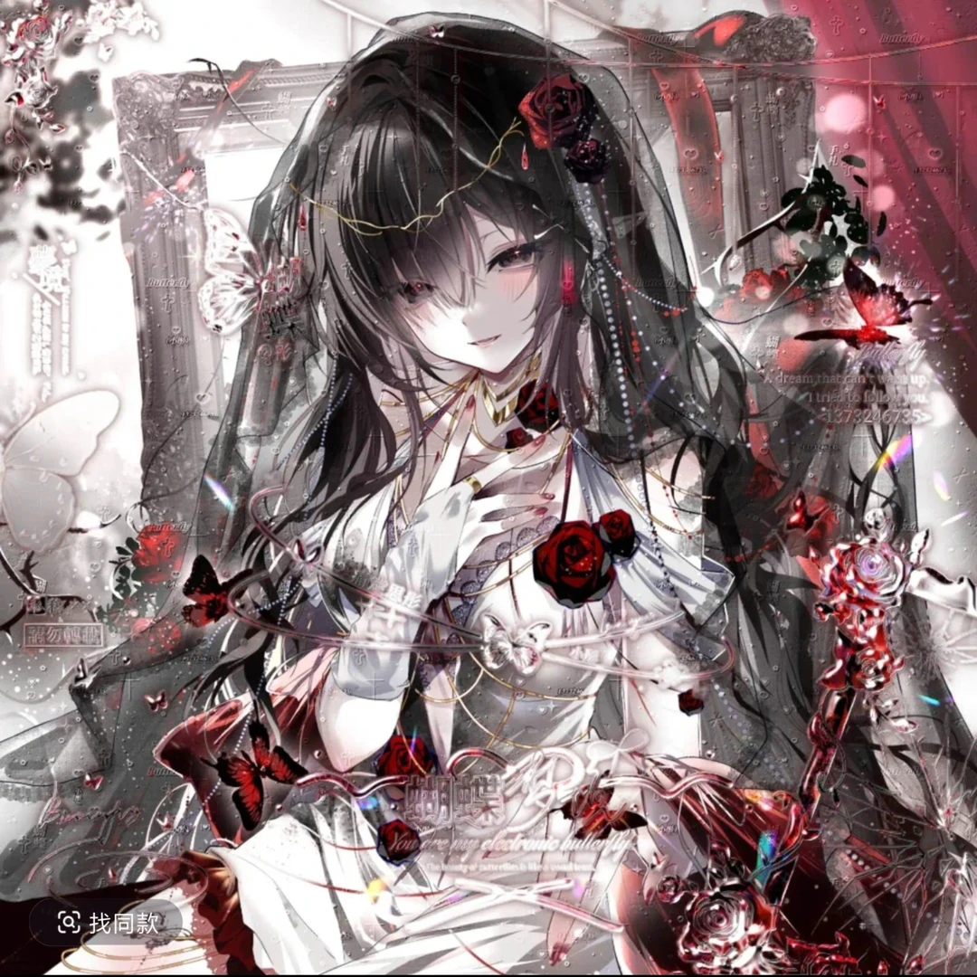 抱盒75张 执行官扭蛋第4期 女生动漫插画头像原创圈 高清无水印