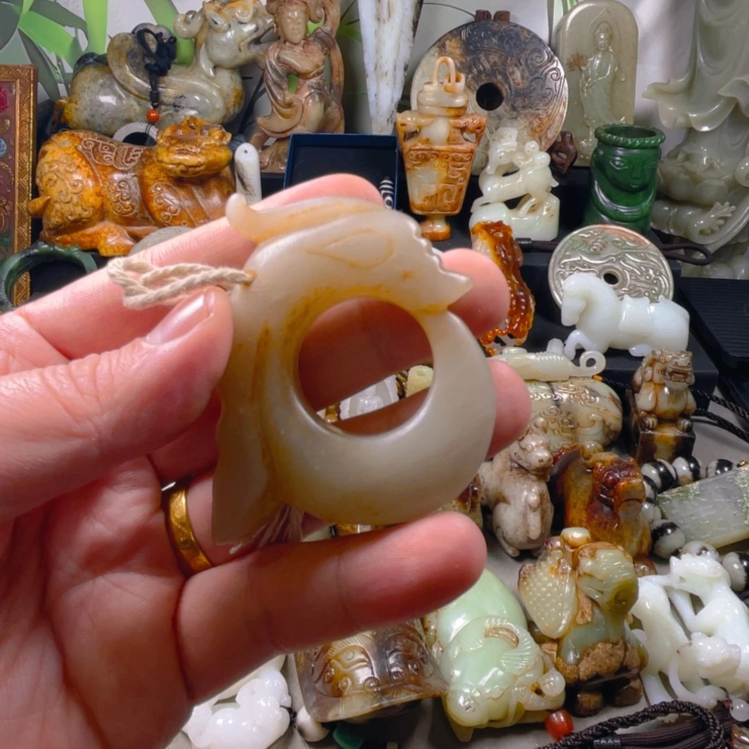 和田玉把件未镶嵌6