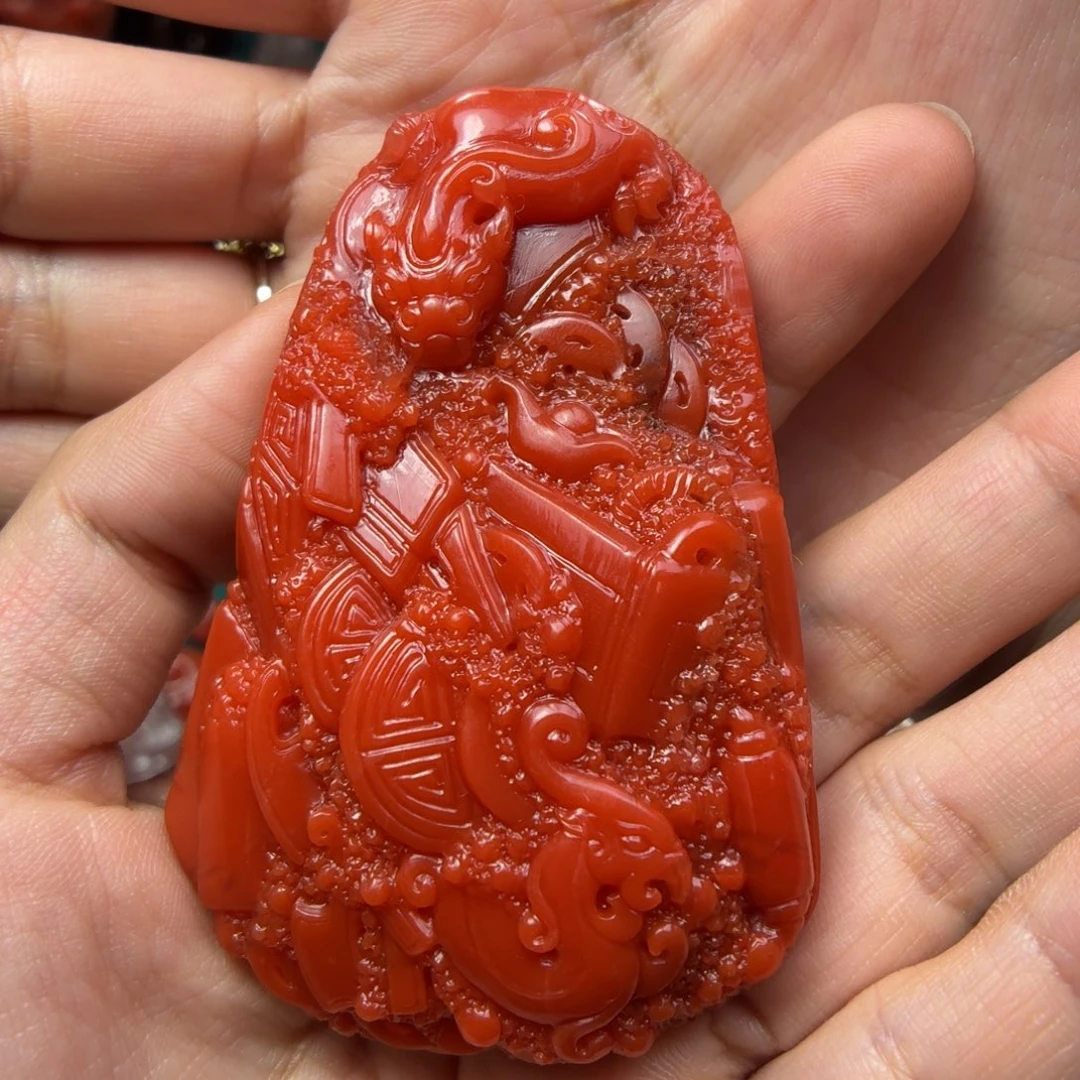 南红玛瑙未镶嵌颈饰