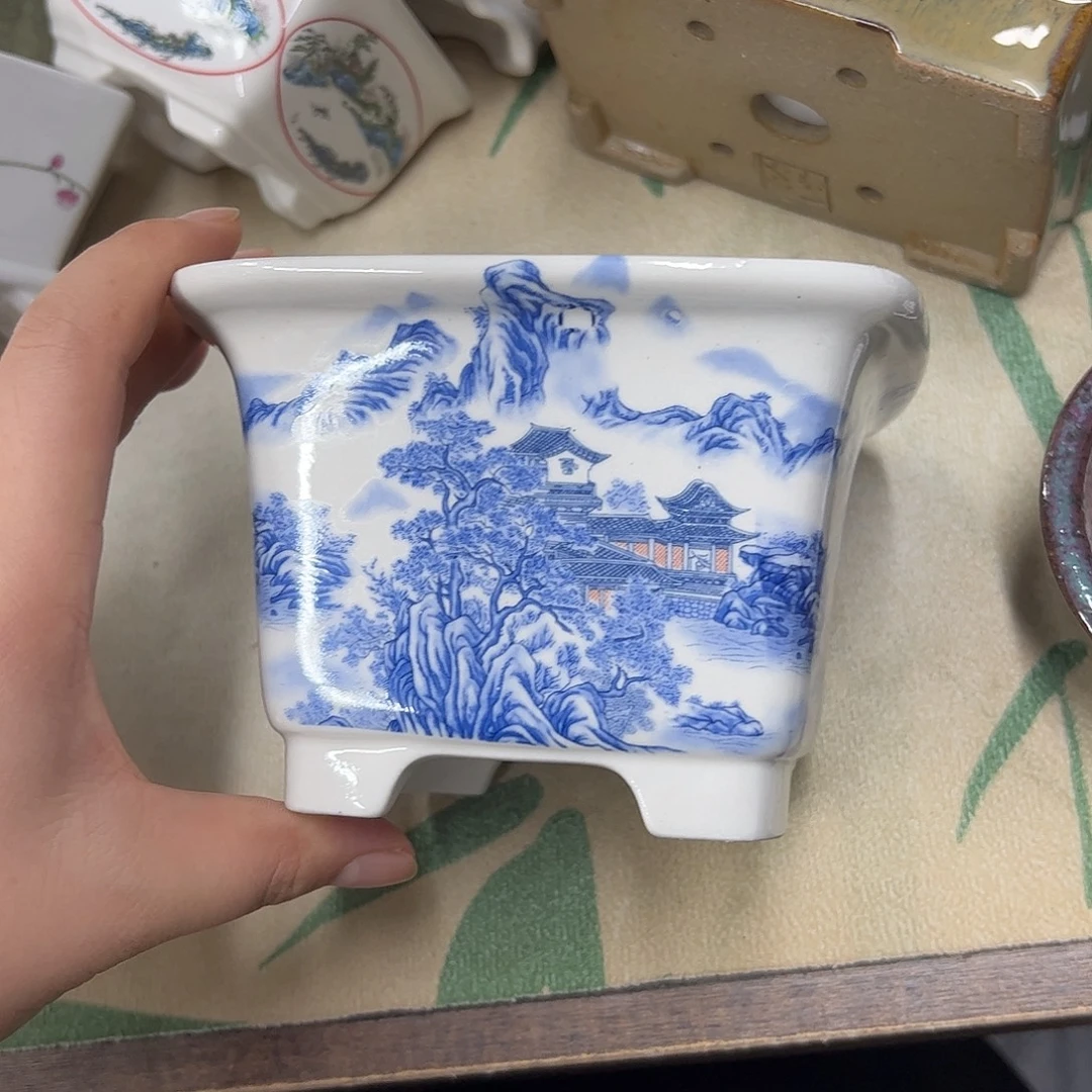 白泥花盆331号瑕疵13/9cm