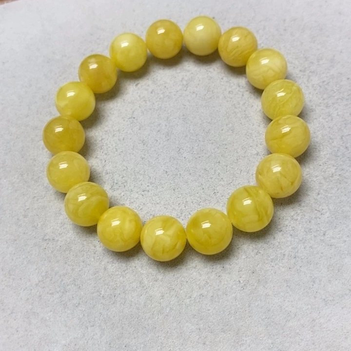 蜜蜡未镶嵌裸石串