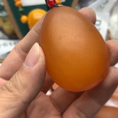 琥珀颈饰未镶嵌D259