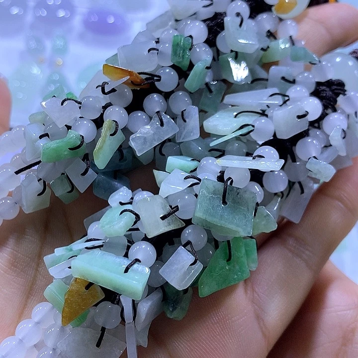 翡翠未镶嵌颈饰天然翡翠A货车挂多样性发货发其一