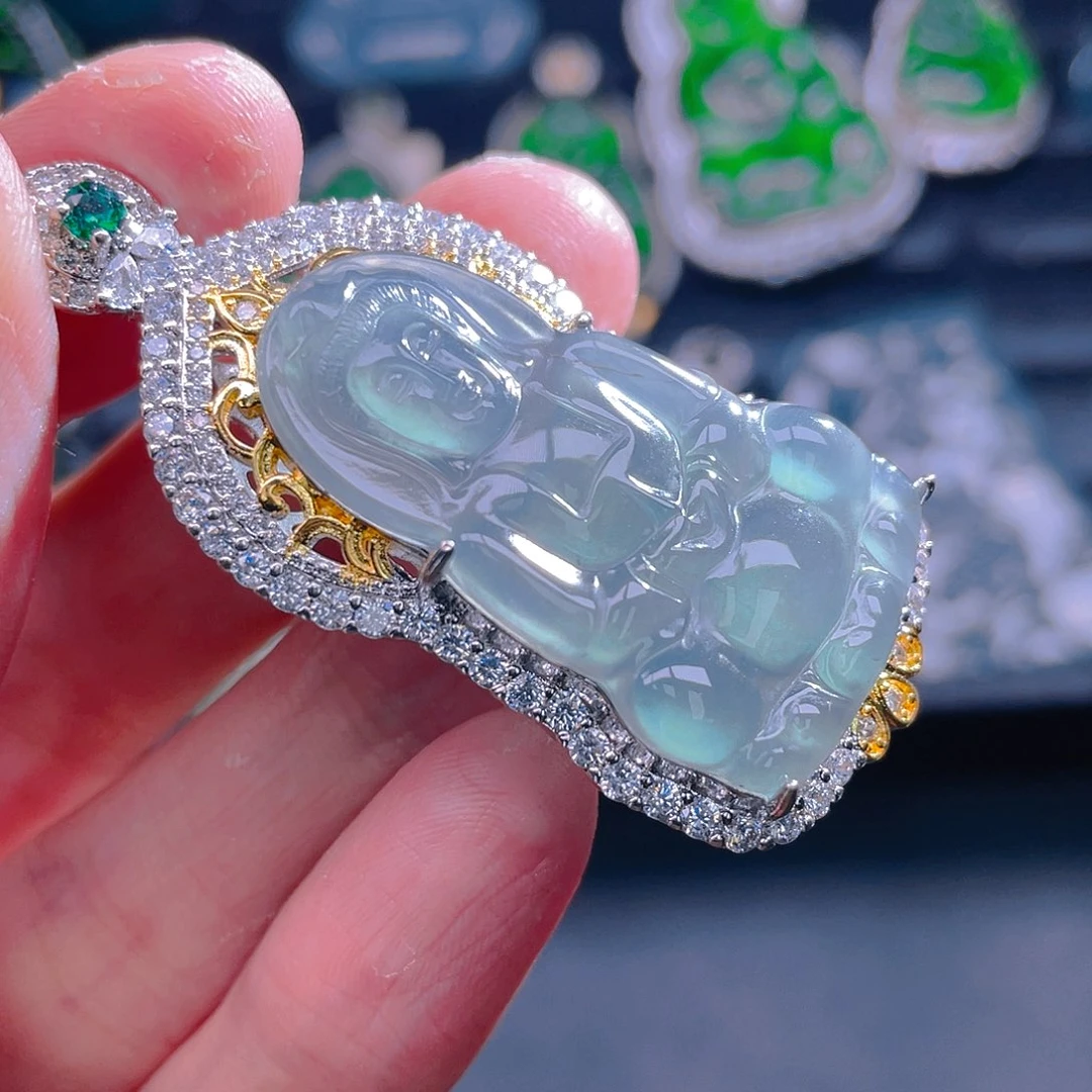 颈饰未镶嵌翡翠翡翠