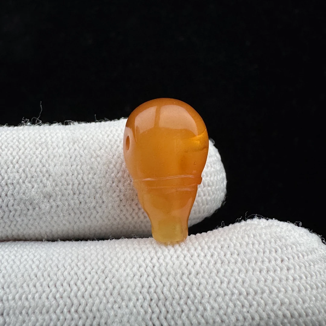 M7385天然蜜蜡三通10.8x19mm 支持鉴定假一罚四