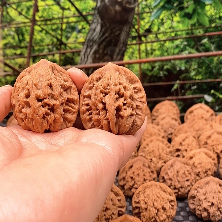 倚***剑银S925百年老树堂虎核桃