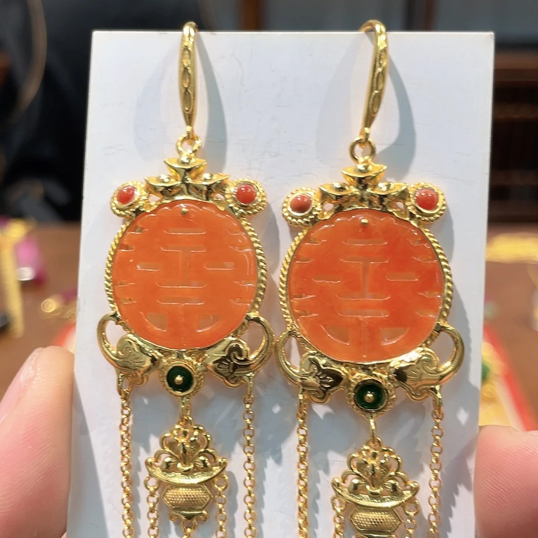 锦纶铁合金耳坠耳坠