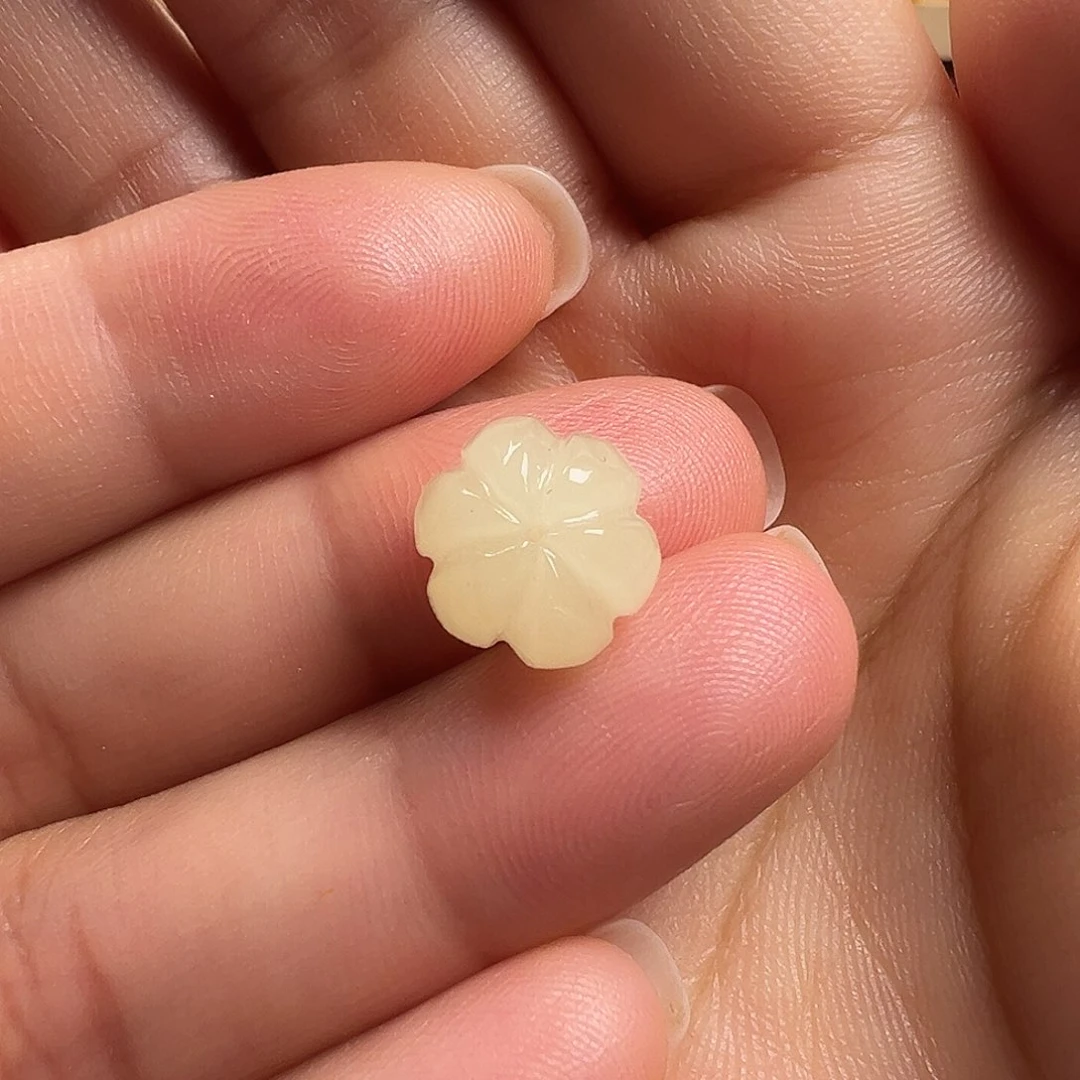 蜜蜡颈饰未镶嵌南瓜珠