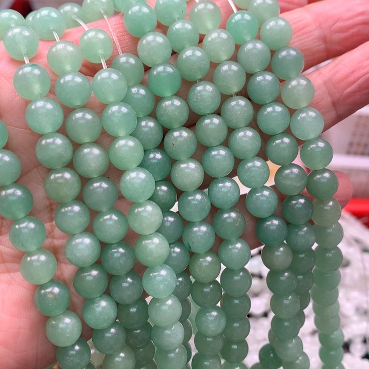 石英质玉未镶嵌颈饰8mm2条