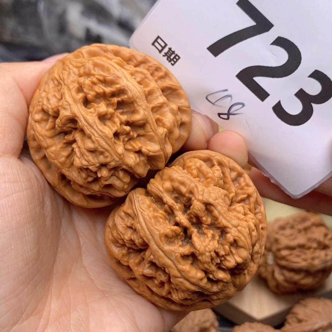 文玩核桃把件723号48粗筋