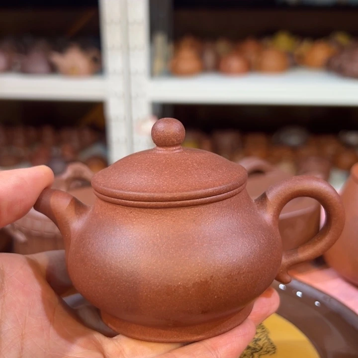 茶壶紫砂紫泥潘壶150cc
