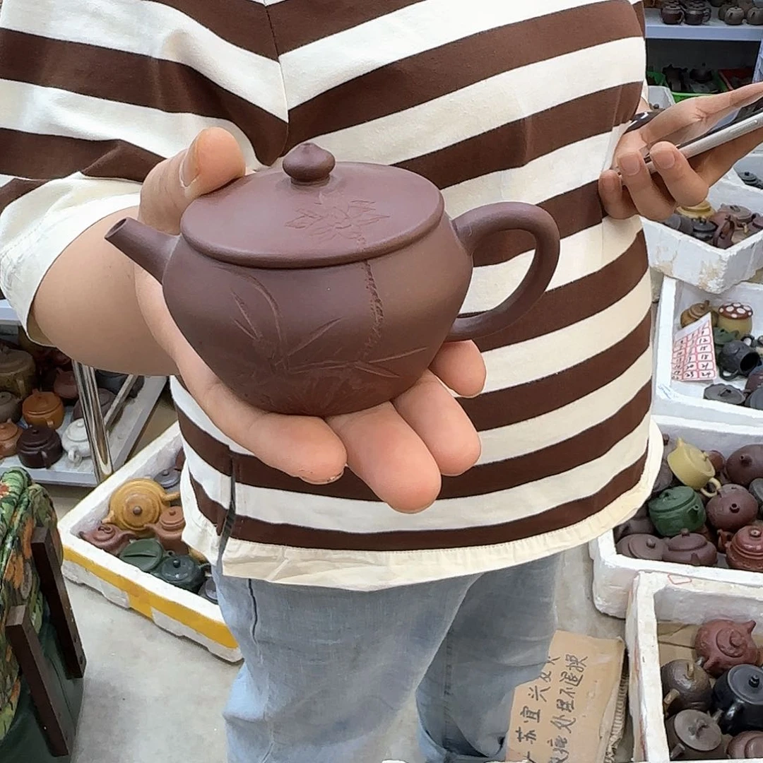 茶壶紫砂宜兴紫砂壶瑕疵