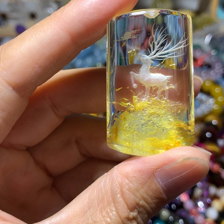 吊坠(赠链)未镶嵌水晶一路有你相伴吊坠