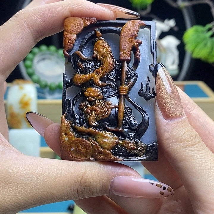 ****山颈饰未镶嵌和田玉