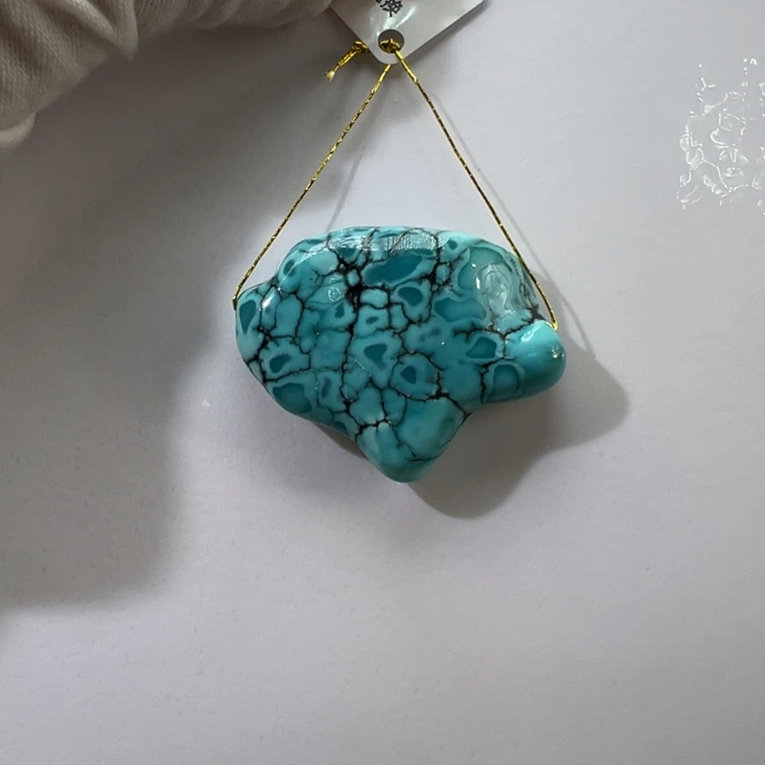 绿松石未镶嵌挂件