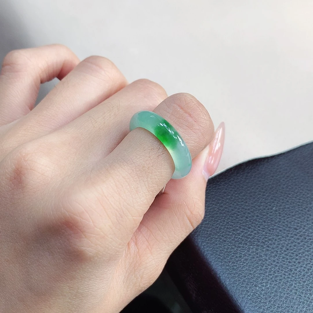 未镶嵌戒圈翡翠10.11号