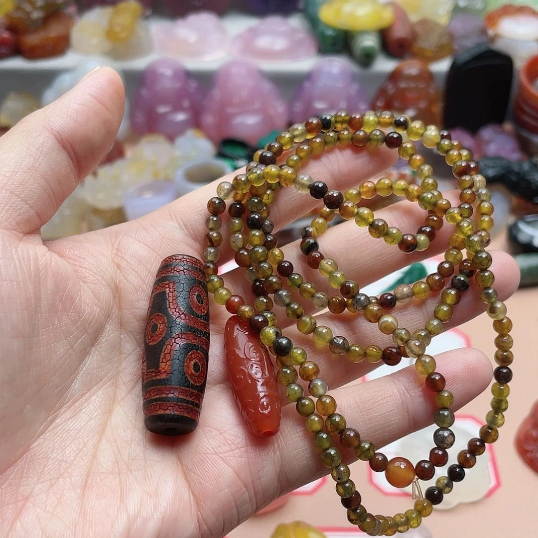 玛瑙/玉髓颈饰合金ღ****