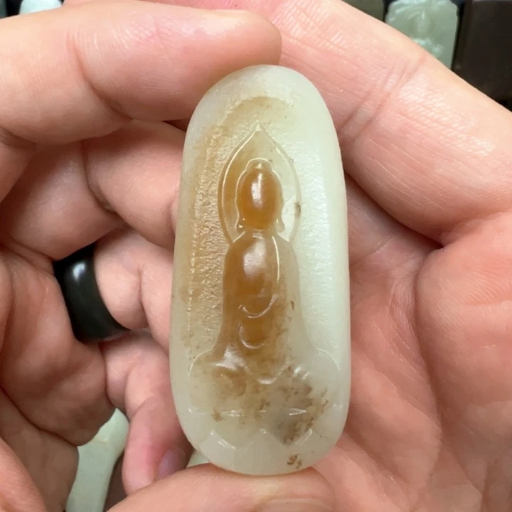 吊坠(不含链)未镶嵌和田玉