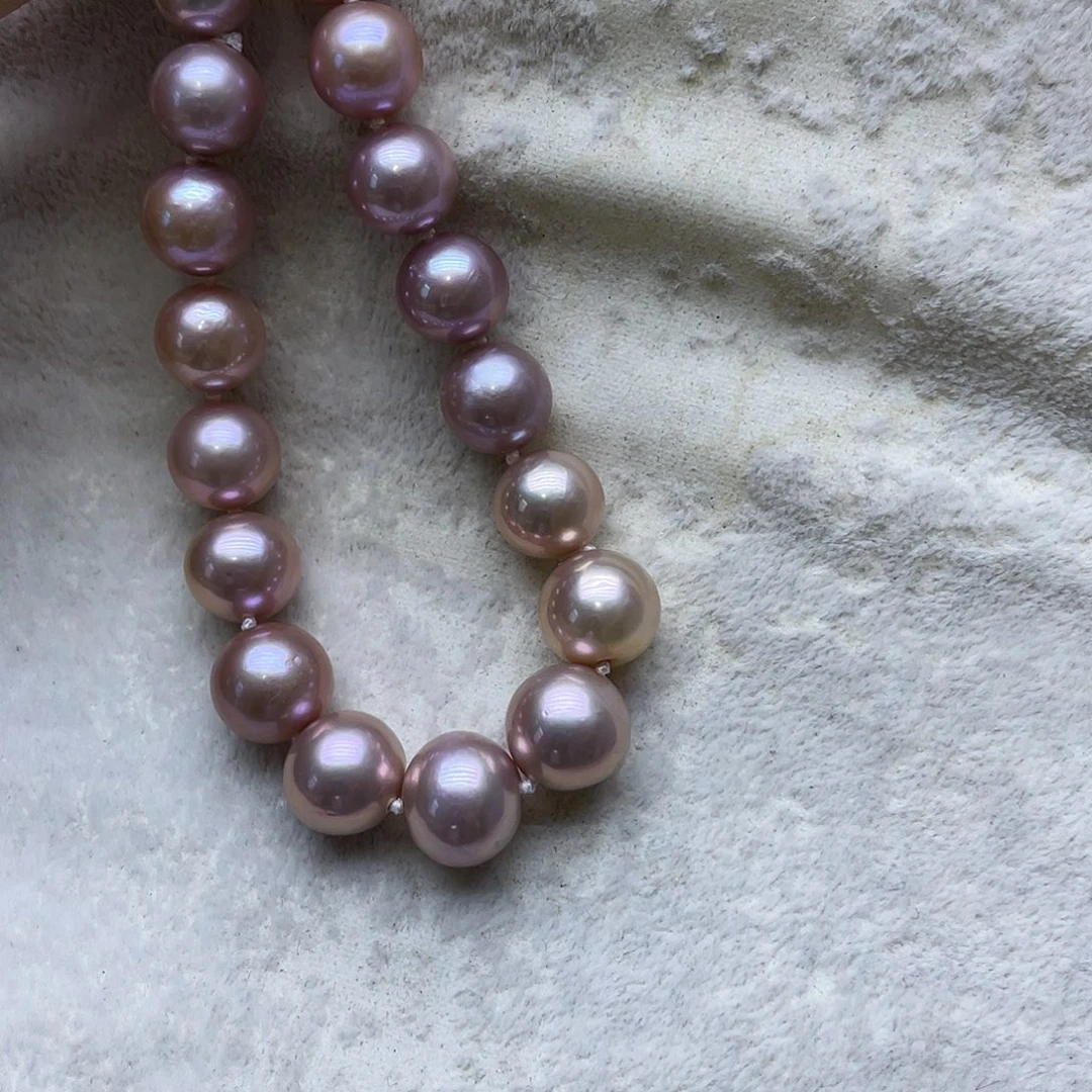 手绳银S925镶嵌淡水珍珠