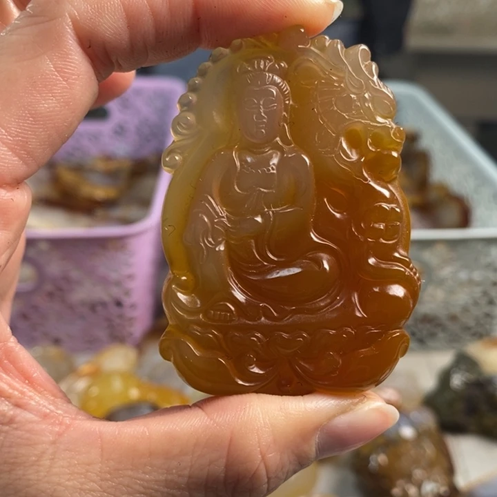 玛瑙/玉髓吊坠(不含链)未镶嵌