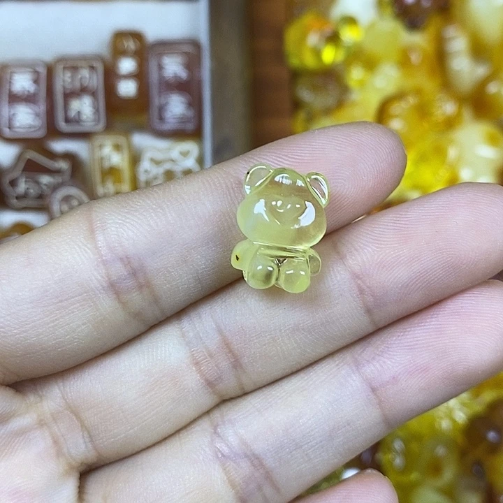 吊坠橄榄核小熊15