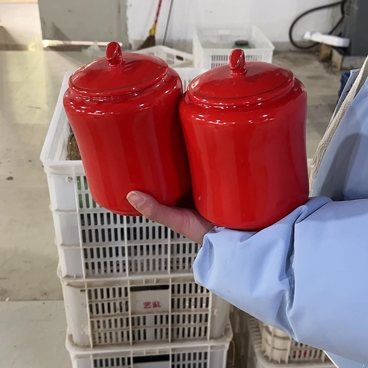 其他陶瓷茶叶罐摆件家用