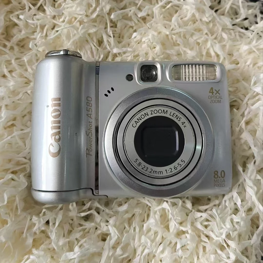 95新 Canon/佳能 A580银色800万像素4倍变焦