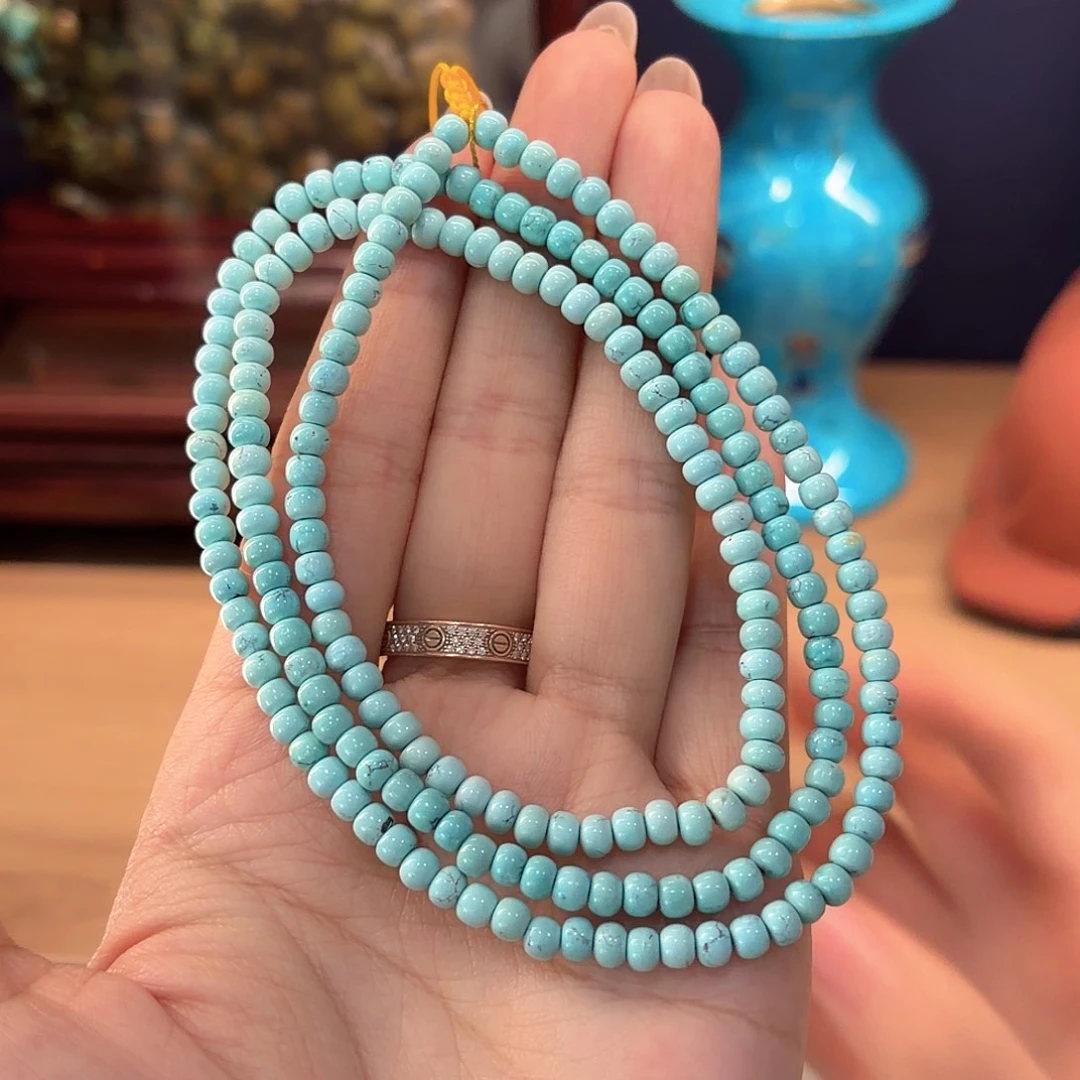 绿松石未镶嵌颈饰