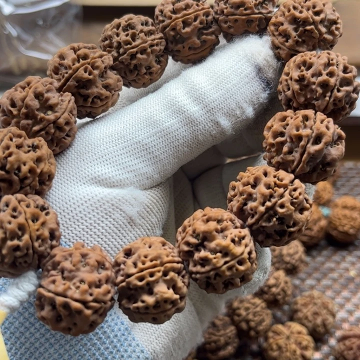 小***糕金刚菩提手串22安娜梅花双龙原生态货头