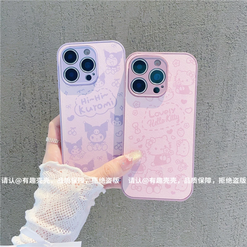 金属漆皮纹适用苹果16/iPhone/华为荣耀/OPPO/VIVO/小米/手机壳潮